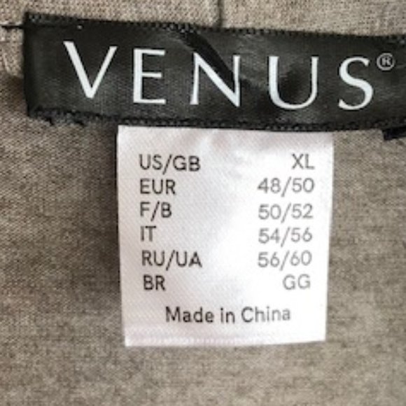 Venus Gray Layered Open Drawstring Cardigan - Picture 15 of 15